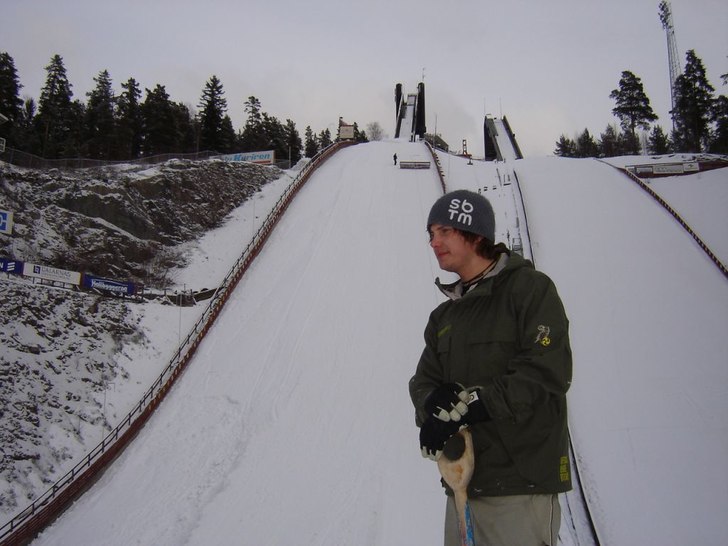 Jag med mf. Fixar till Fetinghoppet!. Foto: Tomas Gustafsson.