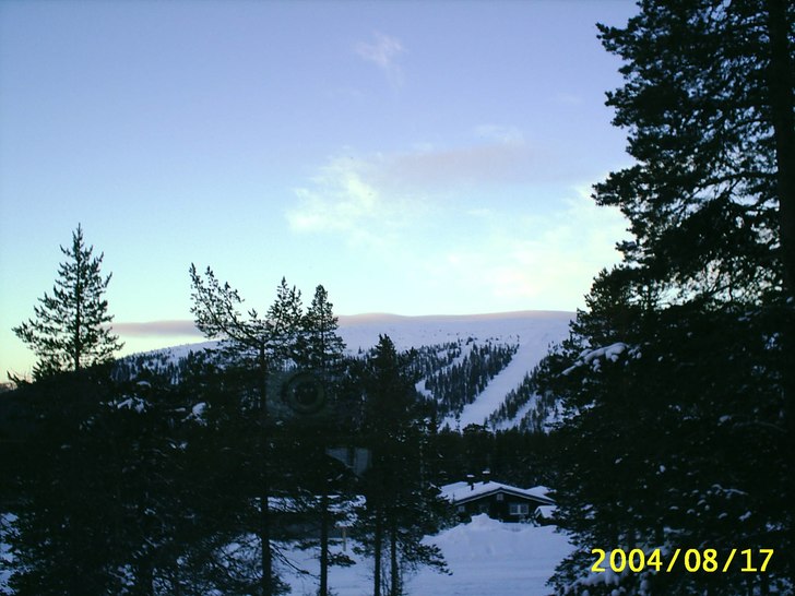Tandådalen östra sidan från stugan på morronen. Foto: -.