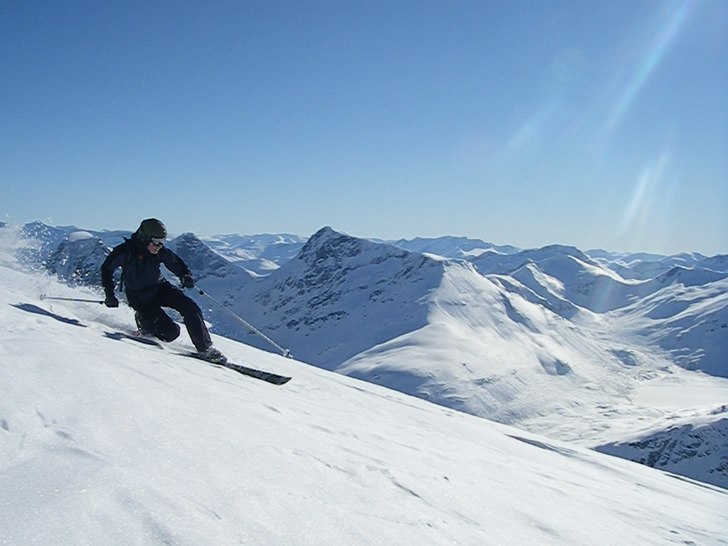 Norge+sol+brant+snö=världsklass!!!. Foto: Jan. Åkare: Micke.
