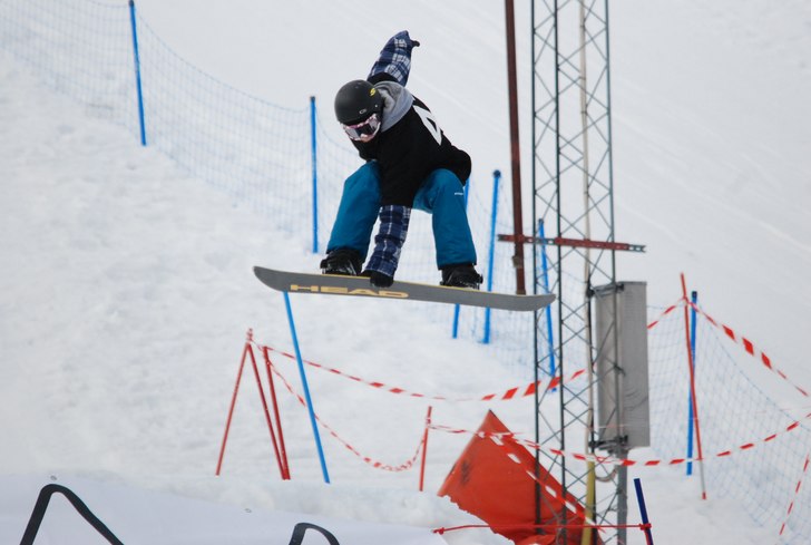 Bruket Big Air - 3:a herrar yngre. Foto: Peter Broström. Åkare: Fredrik Fredlund.