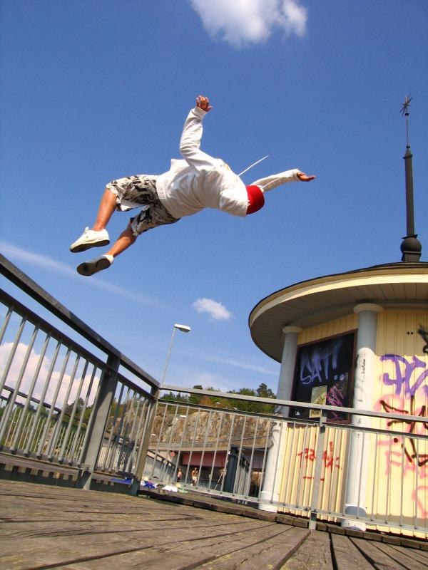 Lidingöbron 2006. Foto: David Husberg. Åkare: Gustav Frändfors.