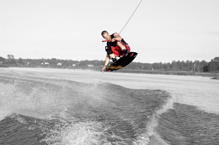 Sweet wakesession i LKP!!!. Foto: Jonas Björk. Åkare: Filip Eriksson.