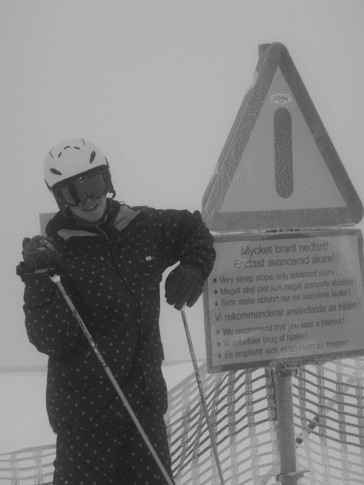 Ett litet kort innan Choken. Foto: Anna Persson. Åkare: Kalle Hansols.