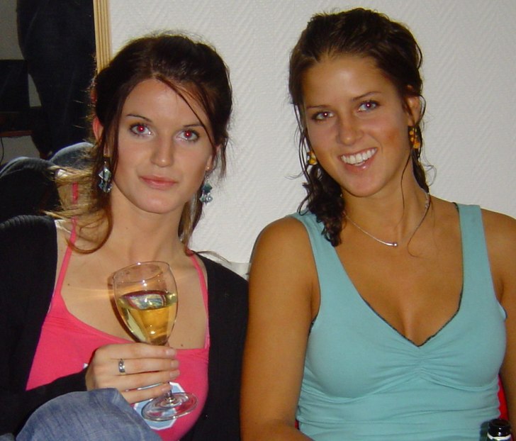 Min kära vän Nadja å jag :-). Foto: Bodil. Åkare: Nadja å Frida.