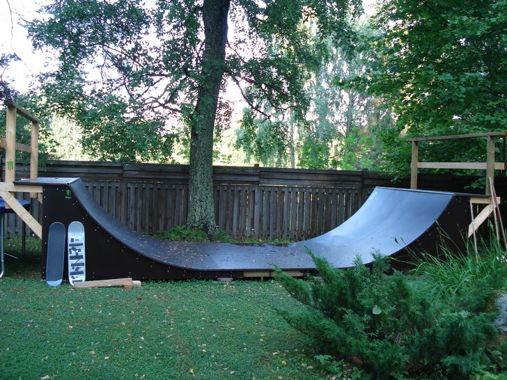 min ramp hemma. Foto: Jag.