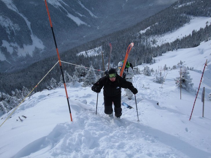 Bild tagen efter en 30 minuters påfrestande &quot. Foto: Adam Hedström. Åkare: Per-Martin, Per Huss.