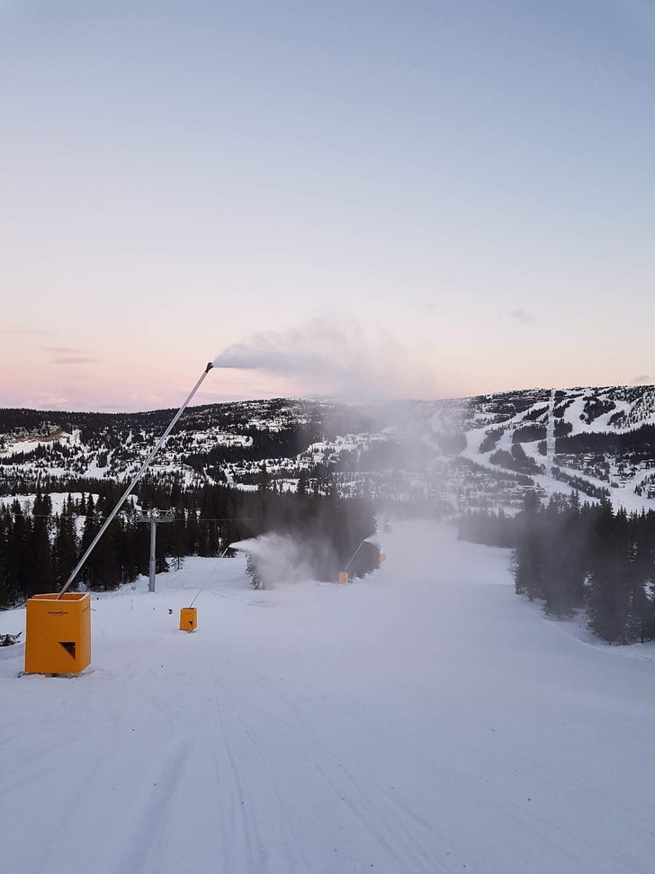Kanonene går i Kvitfjell nye fjellside!
.