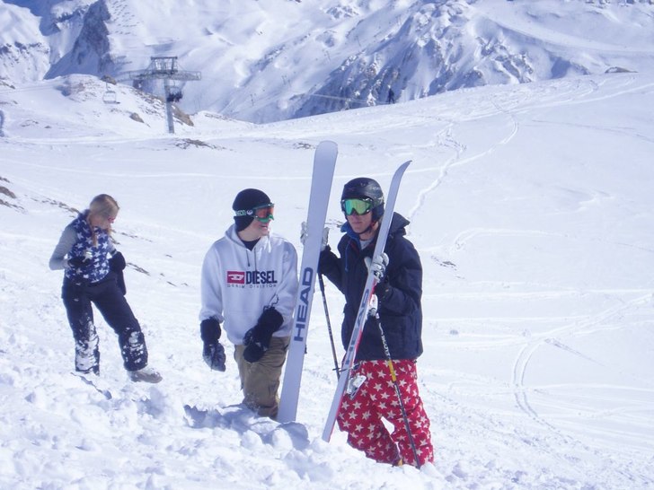 Gammal bild från Tignes..... Foto: Olle ivarson.