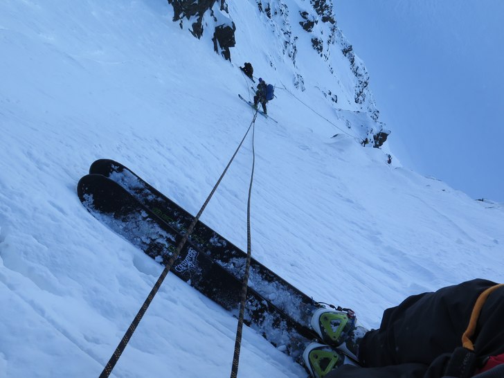Östra leden ner till Björlings glaciär, här ä. Foto: tryggve tirén.