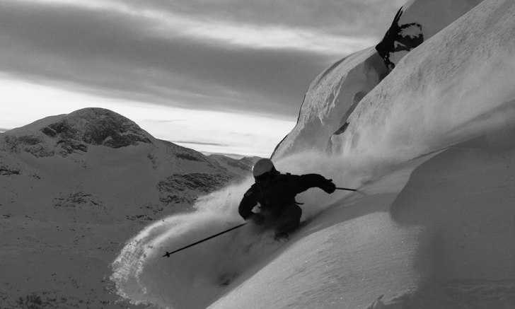 Henke å jag tog en fin eftermiddagstur upp på No. Foto: Johan Pettersson. Åkare: Henrik Gillgren.