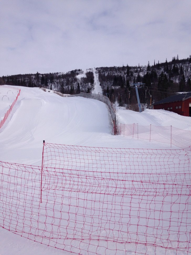 Fantastiske forhold????☀️
Vi har åpnet og her.
