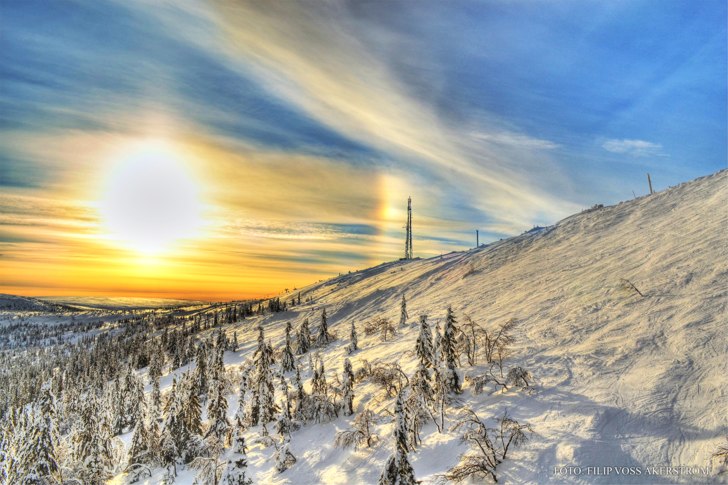 Soluppgång i Stöten.. Foto: Filip Voss Åkerström (jag).