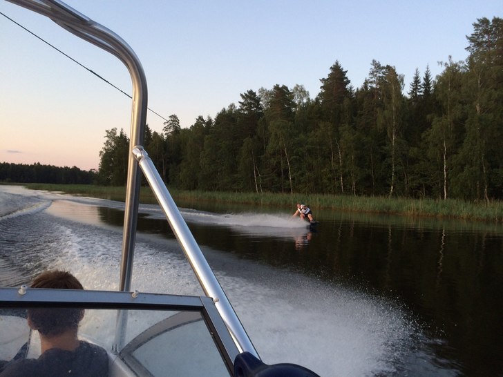Kvälls jibb. Foto: Petra Bladin. Åkare: Emil Fält.