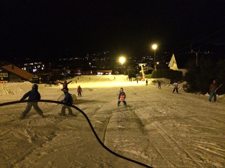 Sesong åpning
Bra stemning på sesongens første .