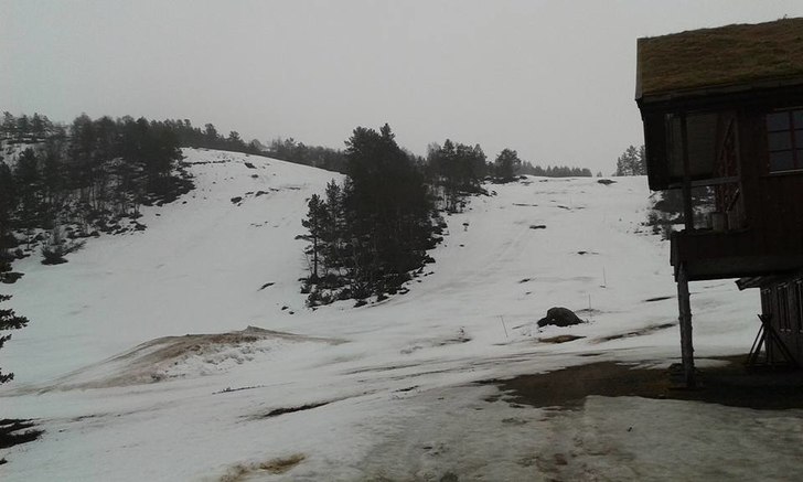 Skitrekket er stengt i påska
Snøen har forsvunne.