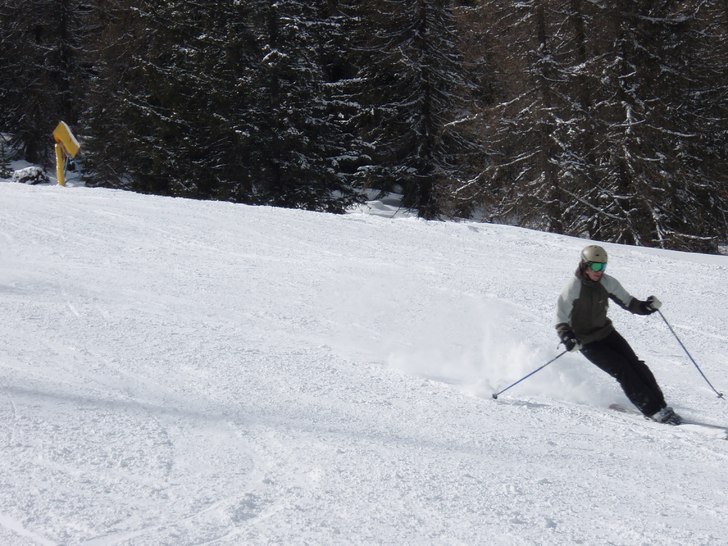 Bra pister i Madonna!. Foto: Mats Erlingfors. Åkare: Daniel Erlingfors.