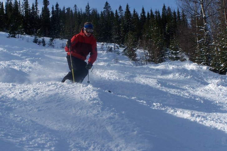 Puckel i trysil. Foto: Kristofer dybeck. Åkare: Daniel Nilsson.
