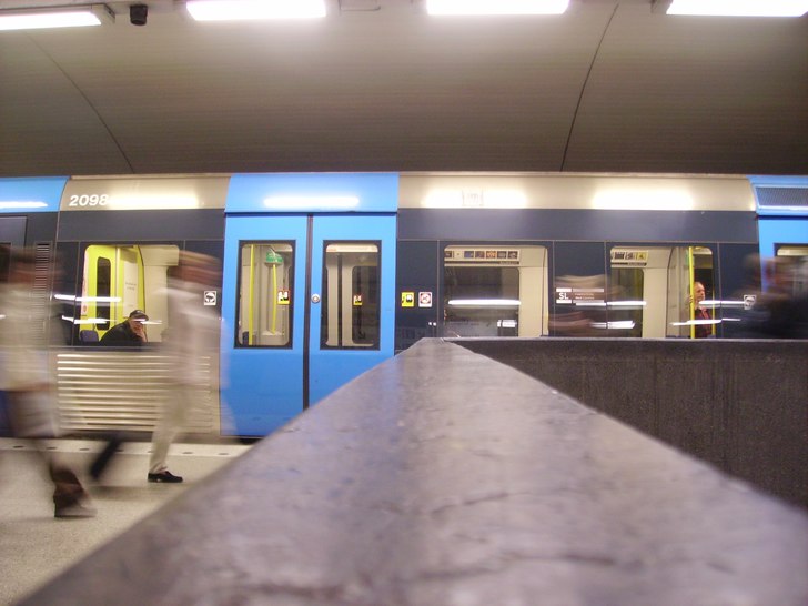Foto: Johan Lundborg. Åkare: tunnelbana.