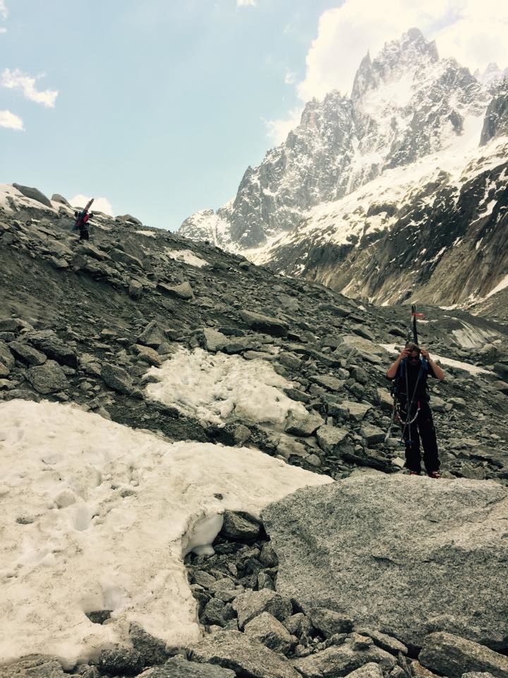 stenskravel till montenvers.