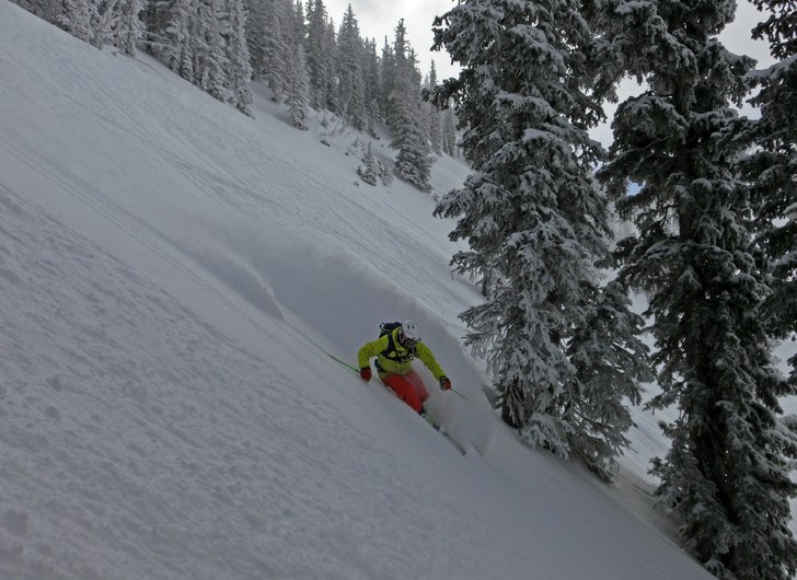 Steep and Deep!.... Foto: Robert Hortlund. Åkare: Henke Liljeqvist.