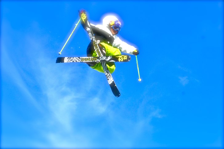 P-K Huder drar en sw Cork 5:a tail på träningen . Foto: Albin Nyström. Åkare: P-K Hunder.