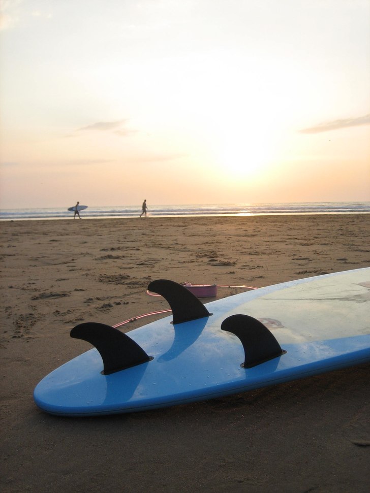 Efter en hård dag i vattnet.... Foto: Sara.