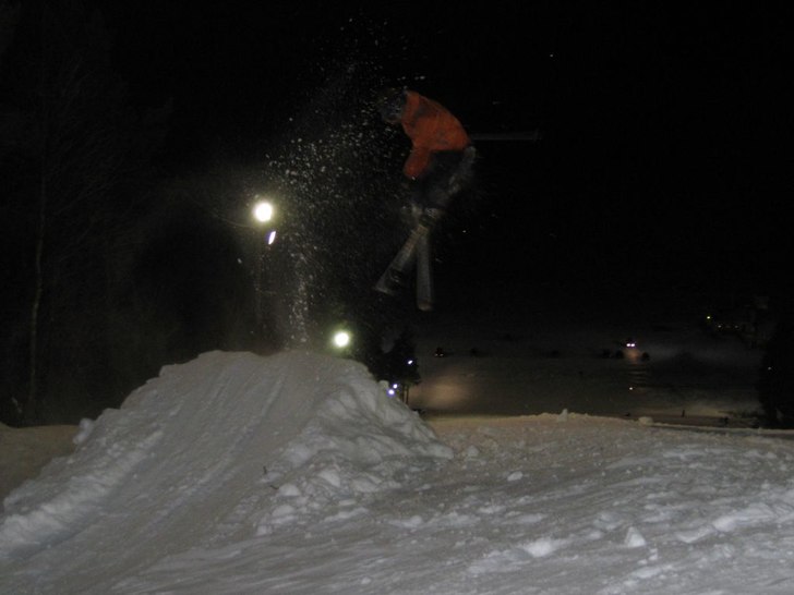 Suddig bild på en toxic 3:a. Foto: Chassen bagera. Åkare: Jag (Henrik).