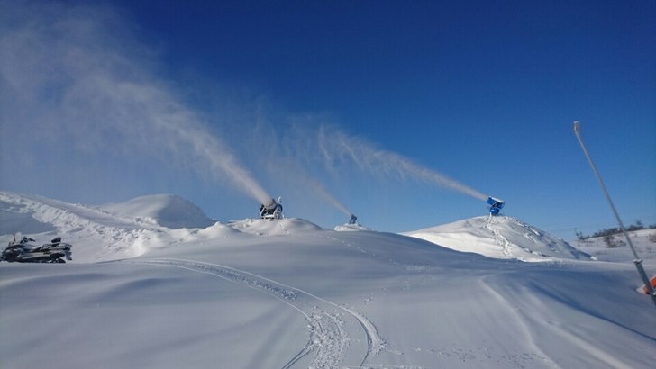 Dagens forhold 22.04.17
Skarverennet går av stabe.