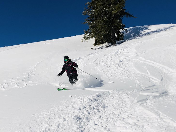 Skidglädje är ett par goa puderåk offpist med l.