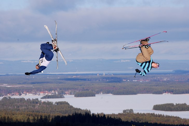 2 st lincolnloops under overallsession i gesunda. Foto: Simon lindberg. Åkare: Lars ilis och jacob gustavsson.