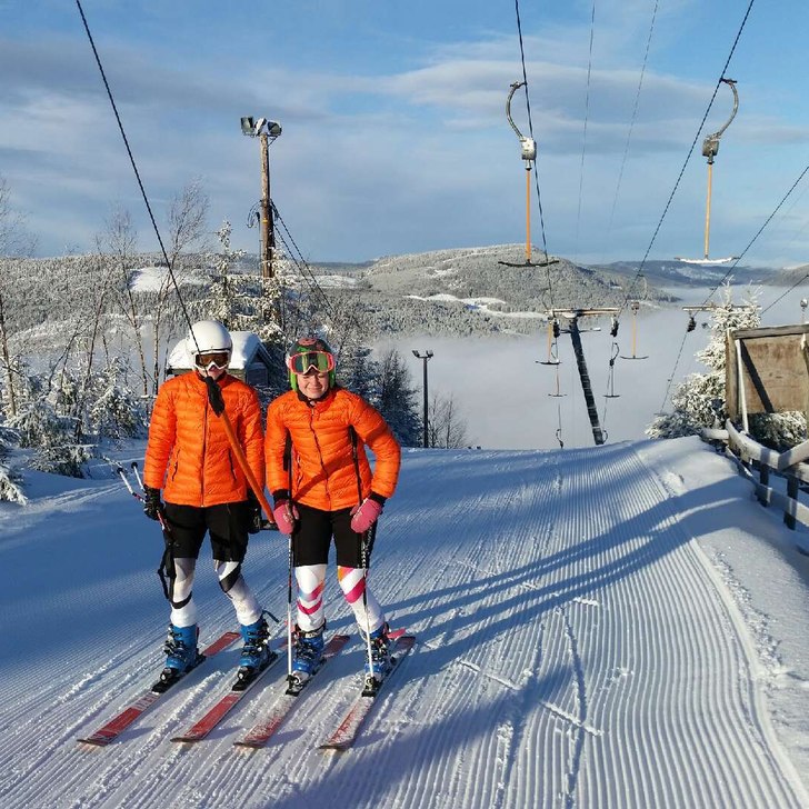 Earlybirds!
Gjestene melder om utrolig bra føre i.