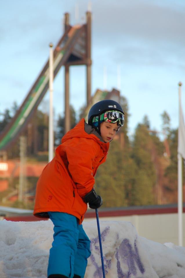 Foto: pappa. Åkare: jag.