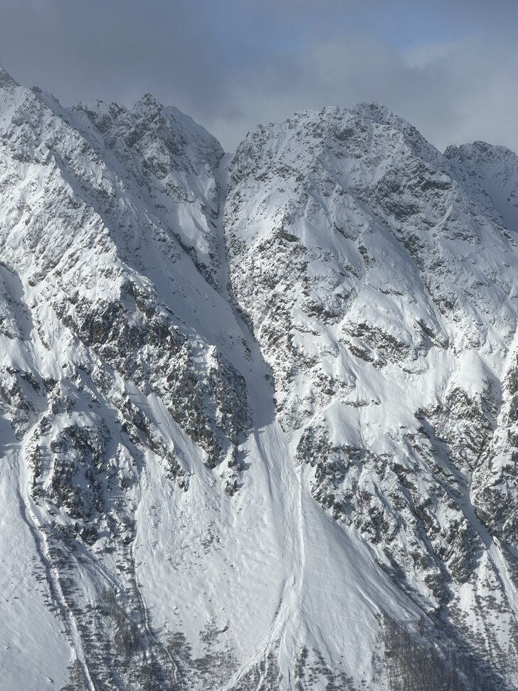 Hela åket sett fån toppen av lift E2.. Foto: Ebba Rentschler.