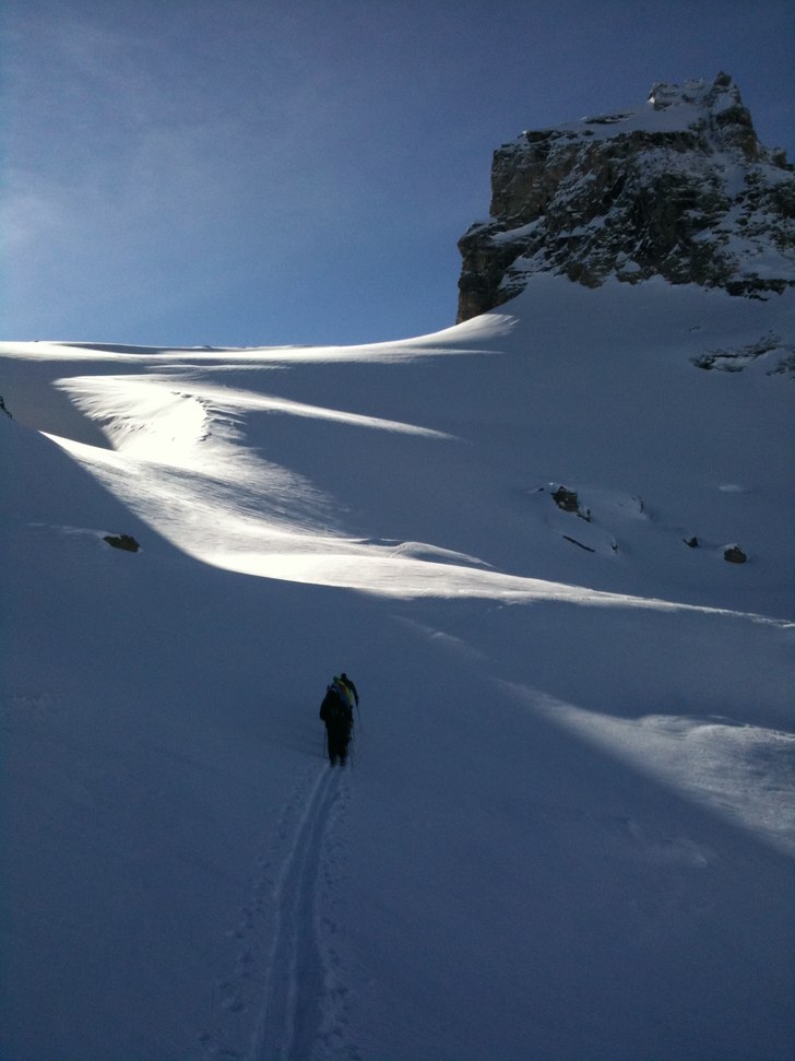 Ski Touring. Foto: Fredrik Edwall. Åkare: Gänget från Åre mitten av 80-talet.