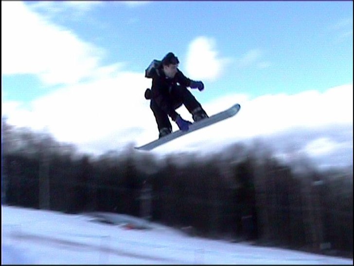 kortet är taget från min första säsong på sno. Foto: okänd. Åkare: Fredrik Lindskog.