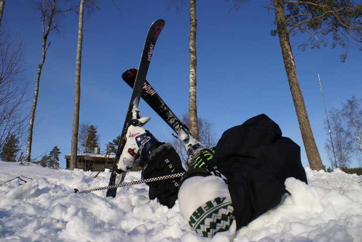 HAHAHA.. ibland så lyckas man.. Foto: Carl Danielsson. Åkare: Alex Sverin.