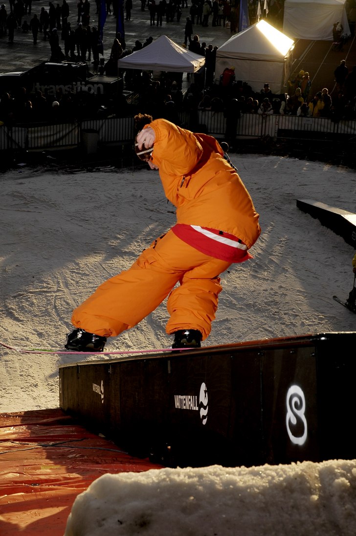 Winterjam 2007, Sjukt härlig stämning och sjukt . Foto: David Husberg. Åkare: simon ottosson.