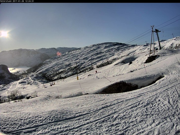 En nydelig dag...
Fint vær i dag, kaldt og vindst.