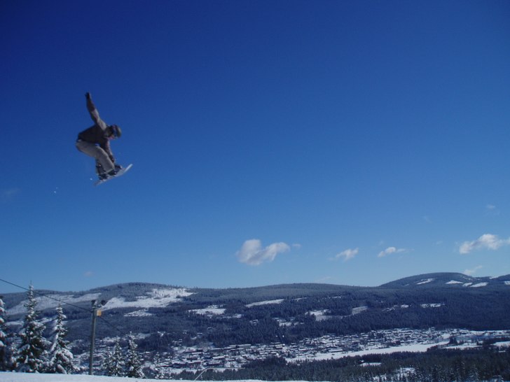 skidorten Trysil. Foto: Karl Blomgren. Åkare: Albin wärnelöv.