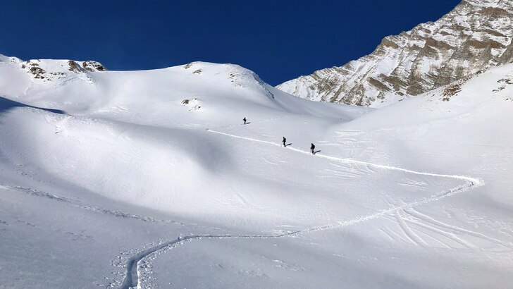 Guidad tur en bit bort från pisten.