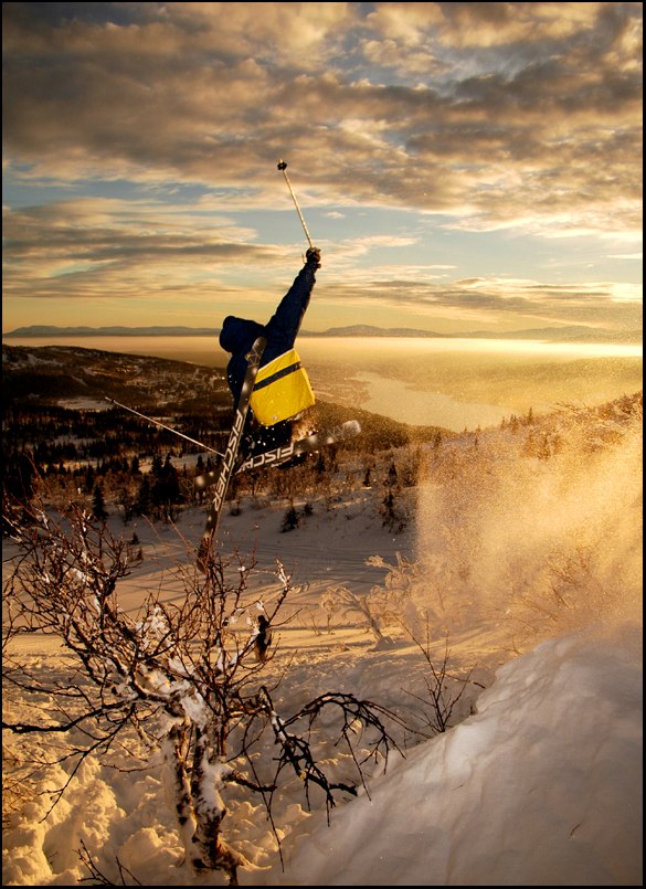 Leker in de nya året.. Foto: Johan Schedin. Åkare: Johan Olsson.