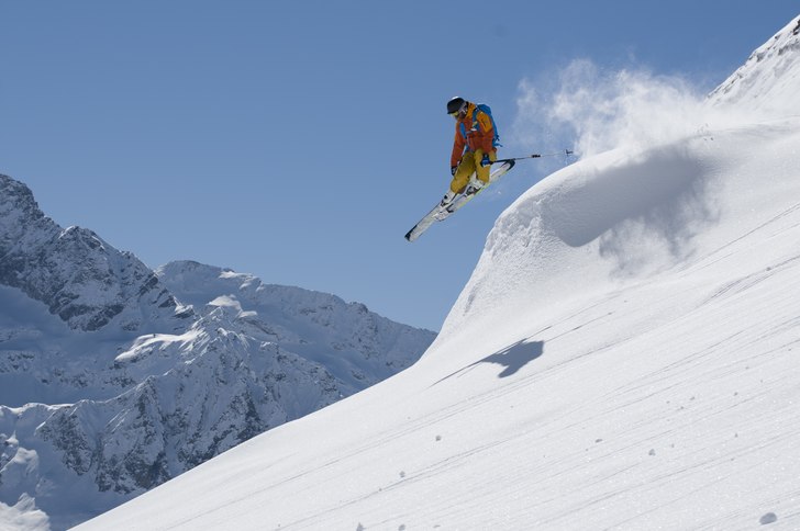 Flygtur i Champoluc.