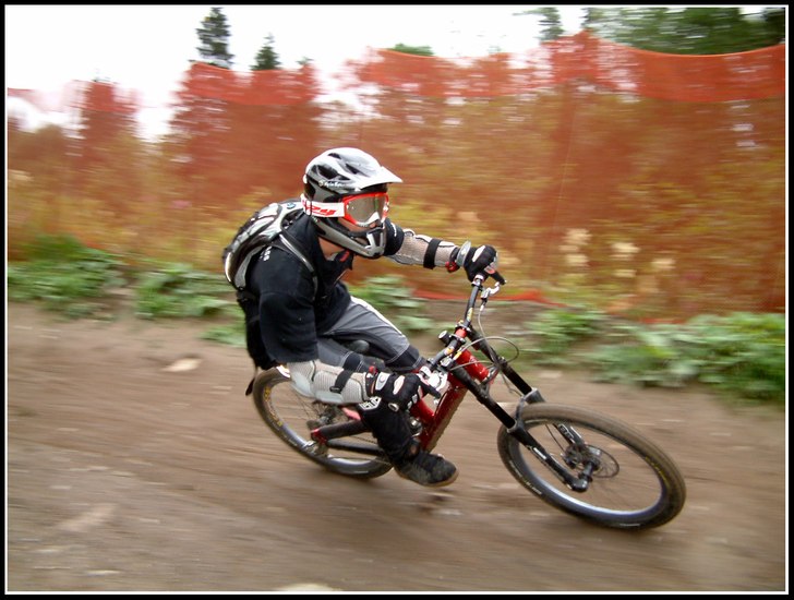 Kälkspåret ÅMM. Foto: Eric  Westling. Åkare: okänd.