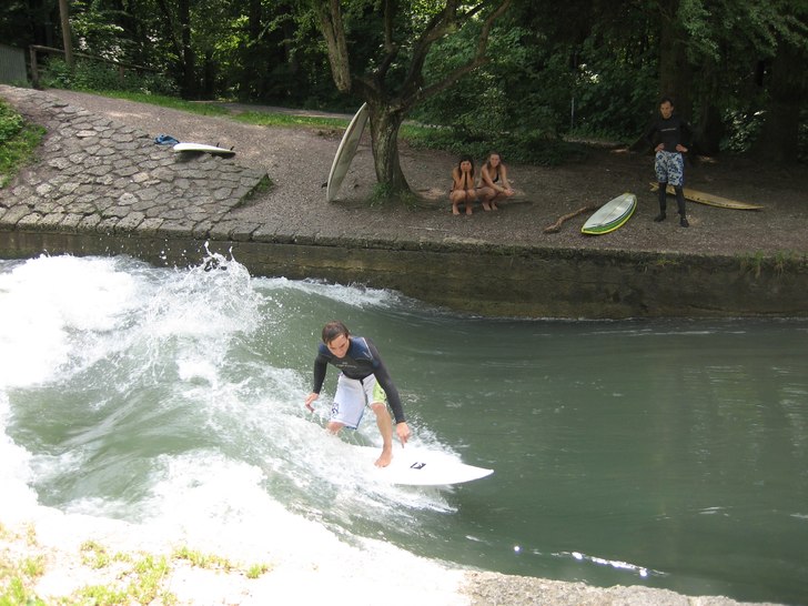 va ute och badade vi vår camping under forbolls w. Foto: Nicklas Haglund. Åkare: okänd.