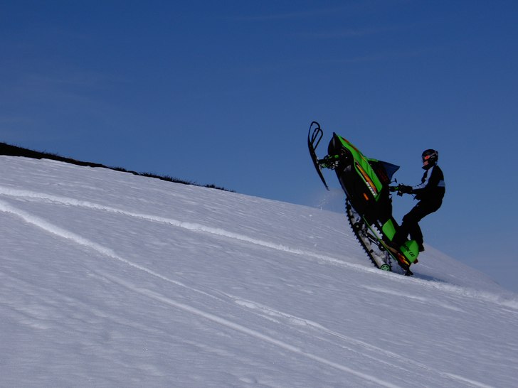 "Green Clicker" på rulle. Foto: Roger Lundgren. Åkare: Henrik Norberg.