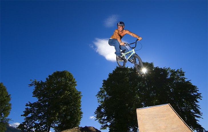 Fra ektremsportveko 07/Voss.. Foto: Sverre F. Hjørnevik. Åkare: Arne-Christian Eide.