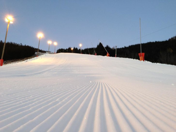 Perfekte forhold.
0 grader pent ver og nypreppa ba.