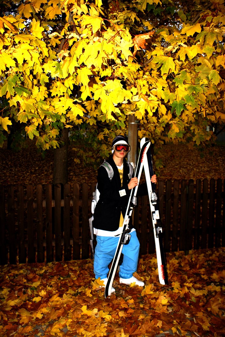 Bild på pelle efter att ha åkt på glysisvallen. Foto: Per Sjögren. Åkare: Pelle Axelsson.