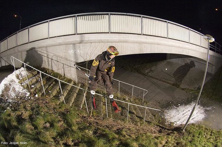 Kista rail. Foto: Jesper Molin. Åkare: Mathew.