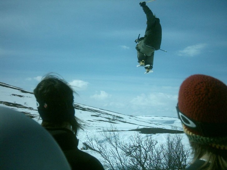 En ganska skön bild som knäpptes på After Ski 1. Foto: Markus Wibäck.